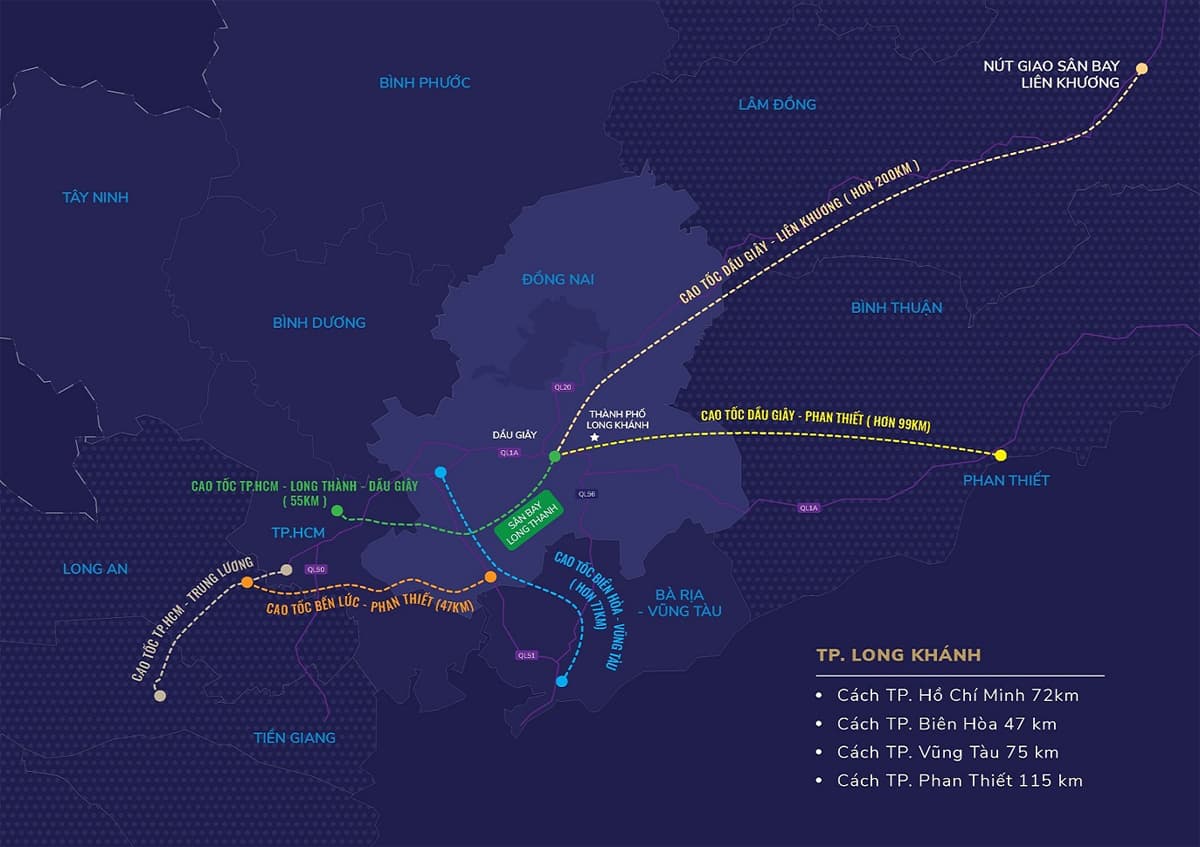 Liên kết vùng dự án TNR Grand Long Khánh